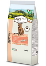 Chat&Chat Adult Sterilized Salmon Cat Food 14Kg