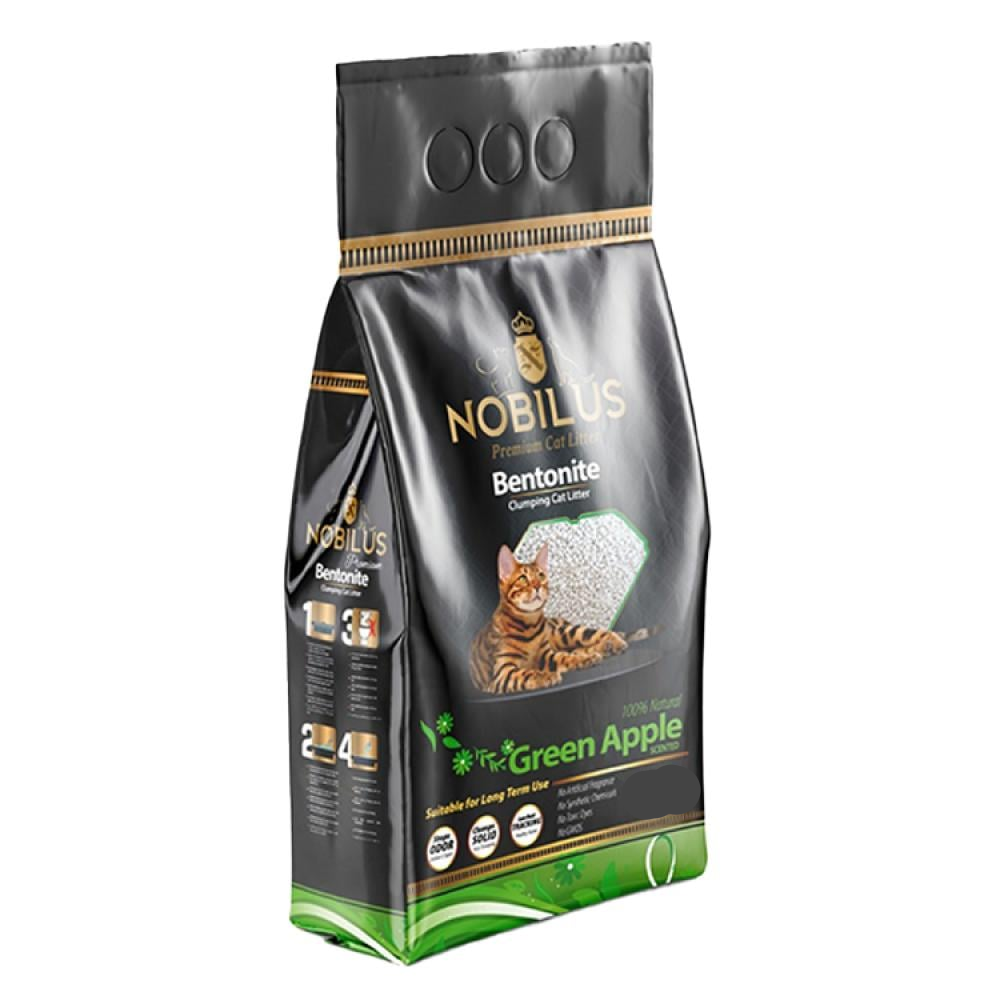 Nobilus Cat Litter 5L (GREEN APPLE SCENTED).