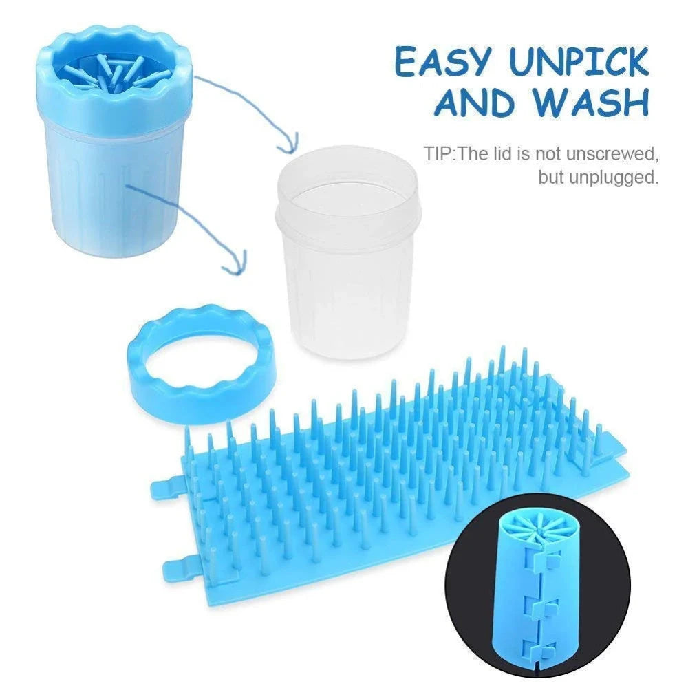 Nunbell Paw Cleaner With Soft Gentle Silicone Bristles.