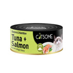 Catsome Grain Free Tuna & Salmon Cat Canned Food Jelly 80g.