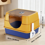 Fully enclosed cat litter box Size 48x38x35cm