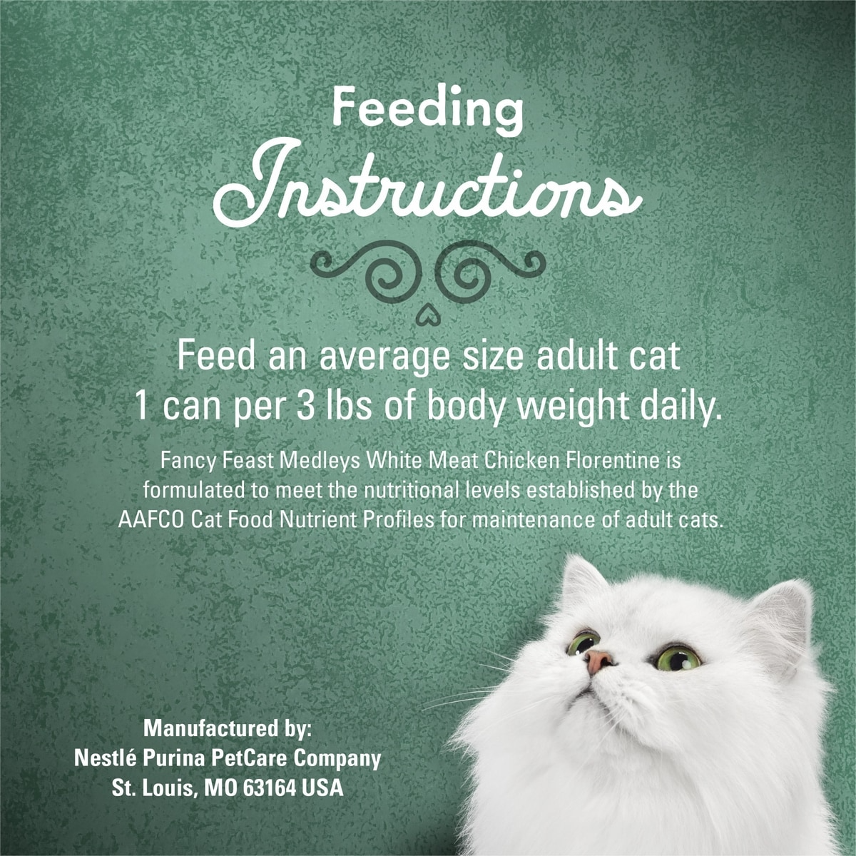 Fancy Feast Medleys White Meat Chicken Florentine with Spinach Cat Wet Food85g