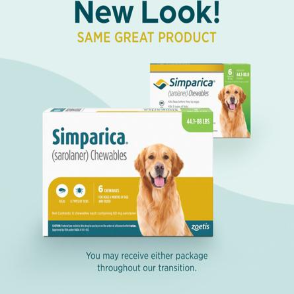 Simparica (Sarolaner) 80mg for Dogs 20–40kg – 1 Chewable Tablet