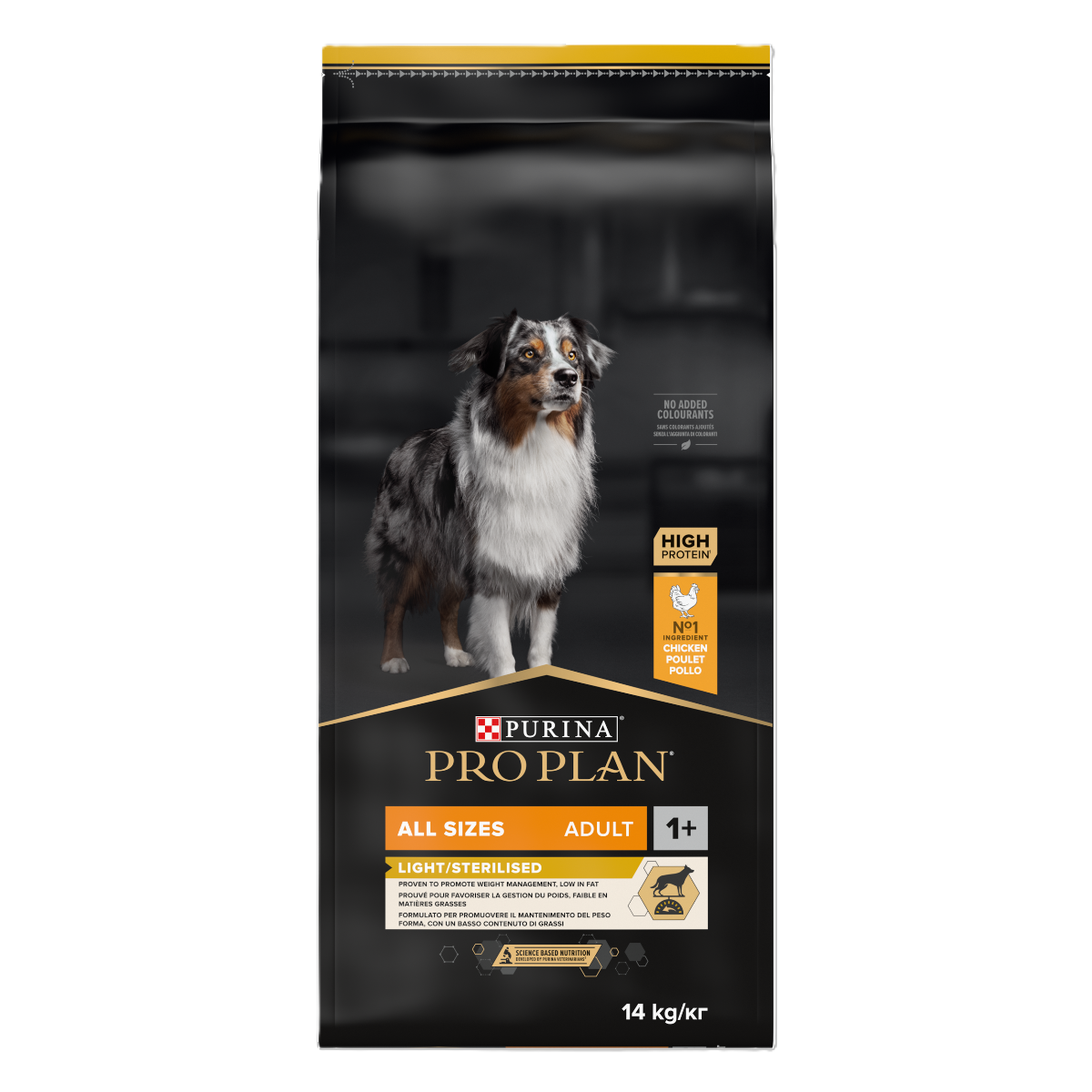 Pro Plan Dog Light/Sterilised Adult All Sizes for Adult Dog Chicken 14kg.