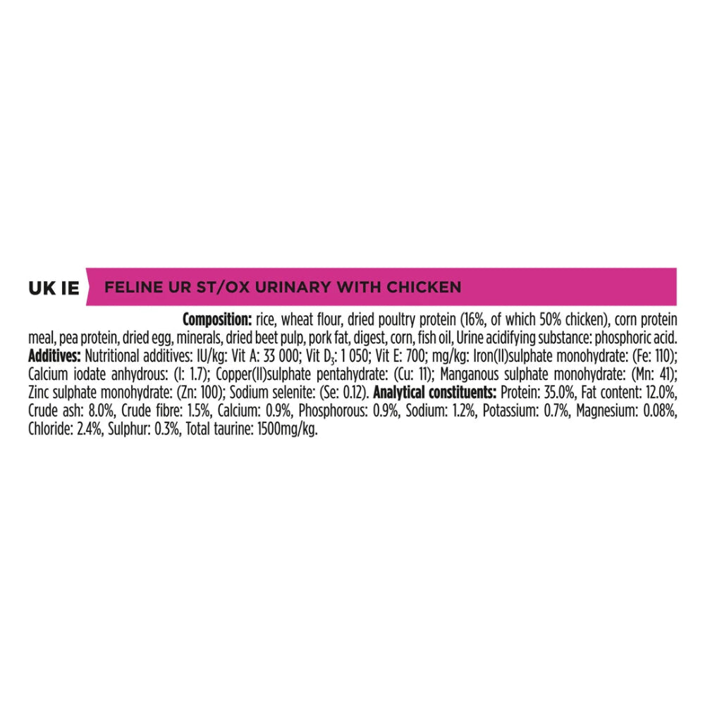 Pro Plan Veterinary Diets Urinary UR Dry Cat Food with Chicken 1.5 kg.