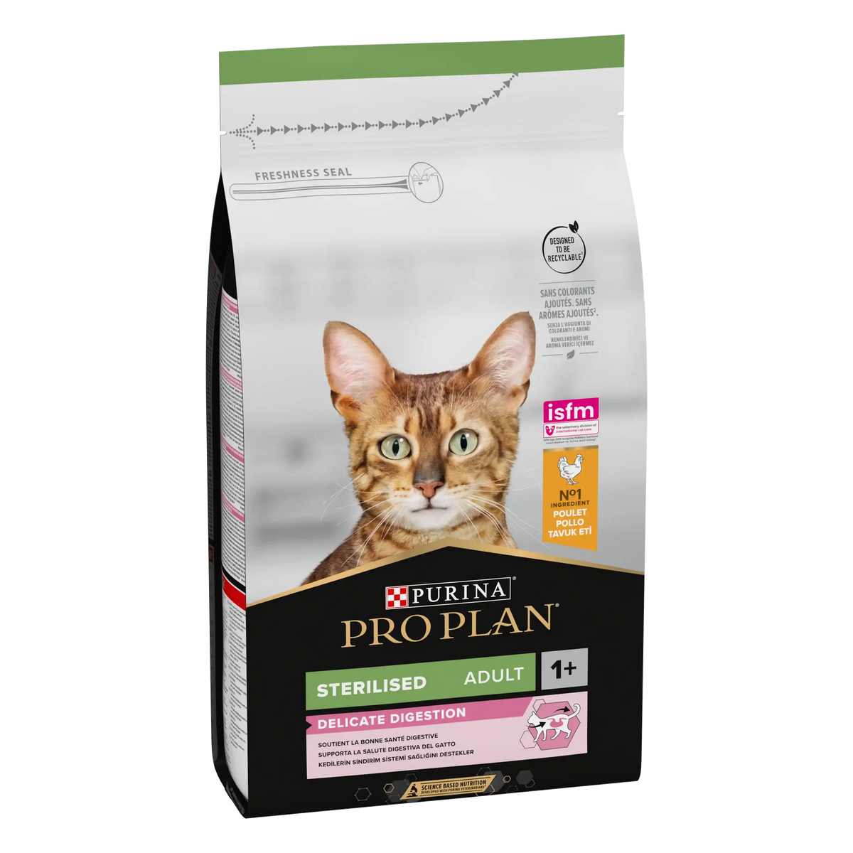 Pro Plan Delicate Digestion Dry Food with Chicken for Sterilized Adult Cats 1.5 kg.