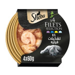 Sheba Filets Selection in Gravy Wet Food for Cats 4*60g