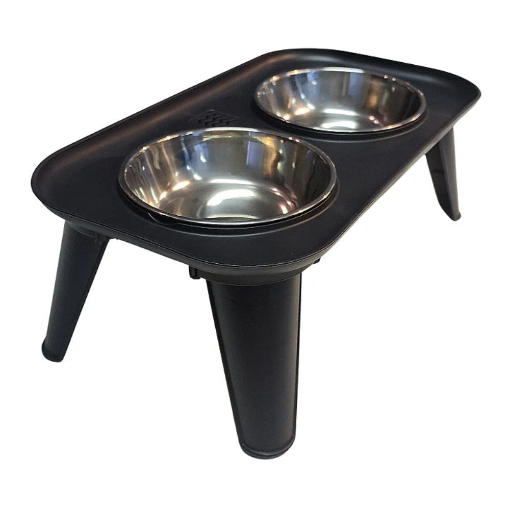 Raised Dog Double Bowl Stand | Elevated Double
