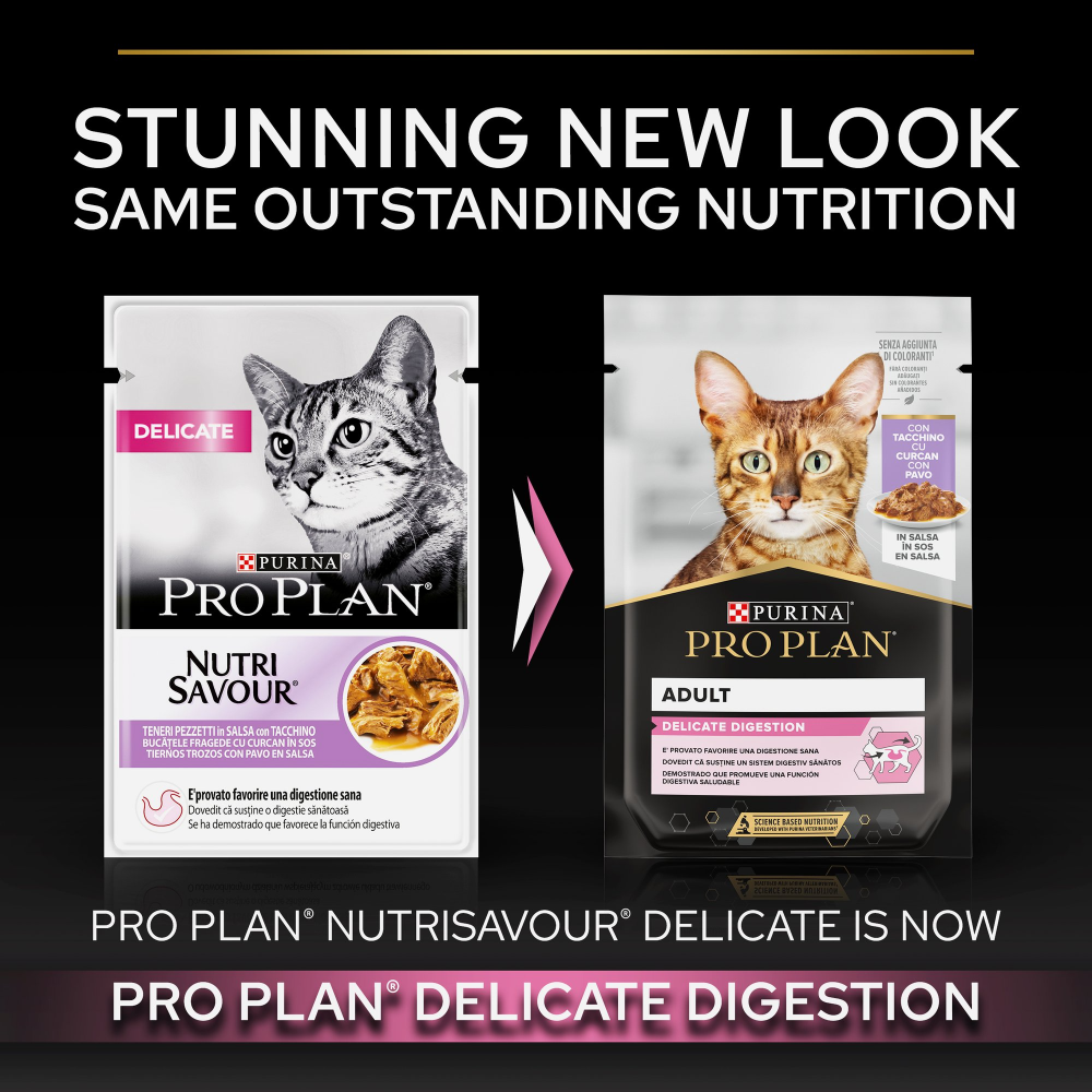 Pro Plan Nutrisavour Wet Food Delicate Digestion with Turkey in Sauce 85g Petfast.shop Pro Plan Cat Food Wet Food petfast.shop Egypt PPR5994S Default Title 125.00