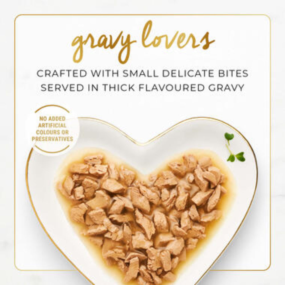 BUY 9 + 1 FERR Fancy Feast Gravy Lovers Beef Feast in Roasted Beef Flavour in Gravy Gourmet Cat Food 85g