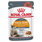 Royal Canin Hair & Skin care cat food pouch packaging