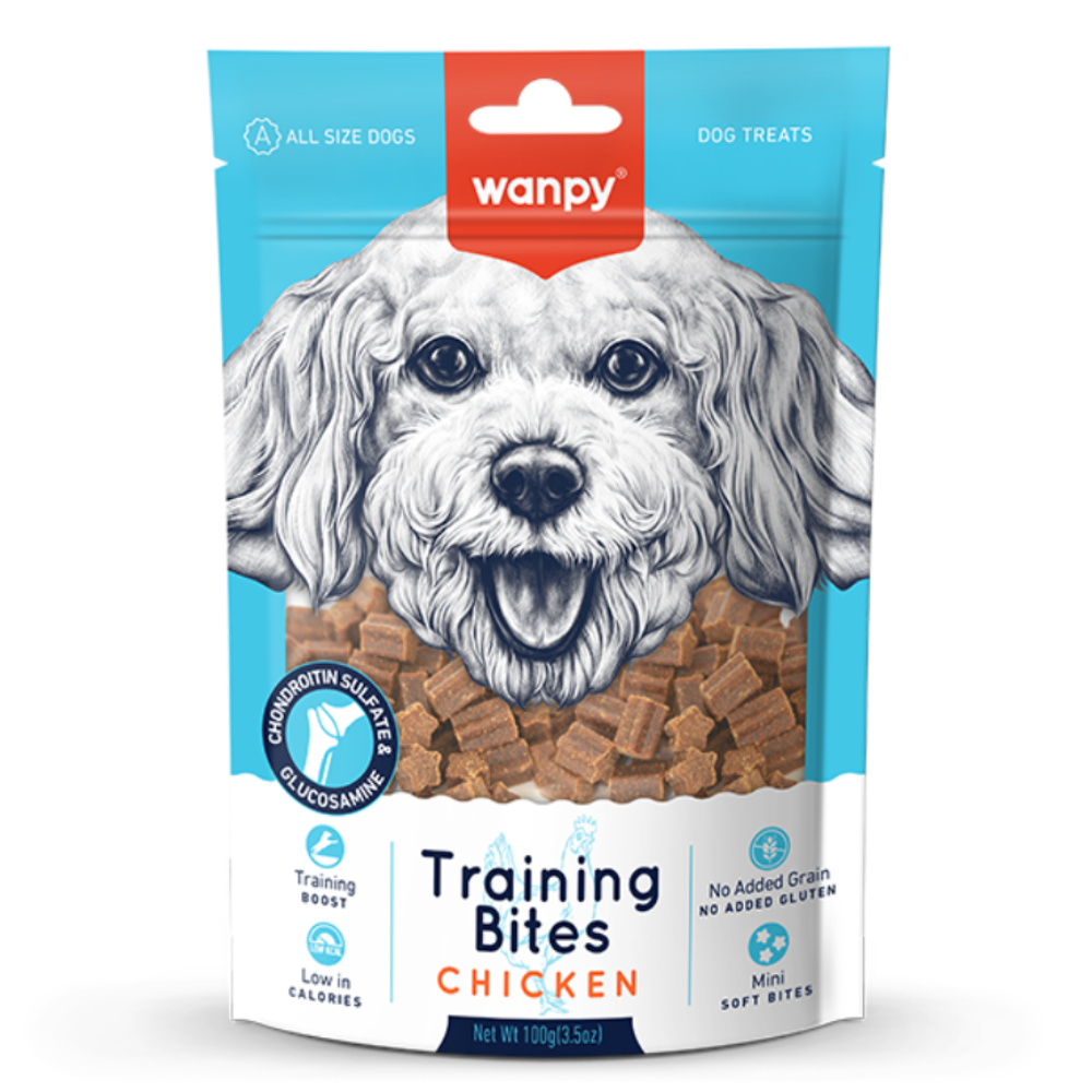 Wanpy Treat For Adult Dog Training Bites Chicken 100 g