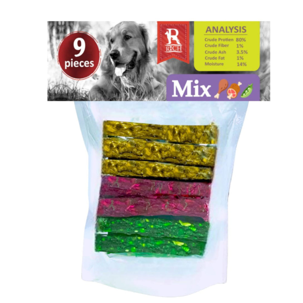 rich color mix ( 9 sticks ).