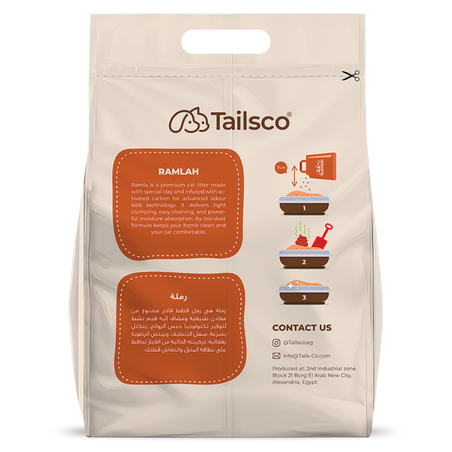 Ramlah Premium Cat litter- Oud scented 5 Kg ≈ 6 L