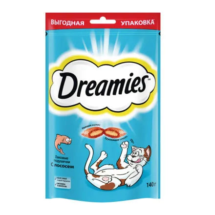 Dreamies Cat Treat Salmon 140g