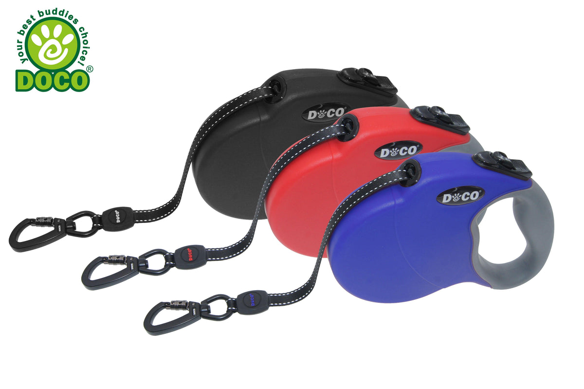 DOCO® ALL DAY ADVENTURE RETRACTABLE DOG LEASH.