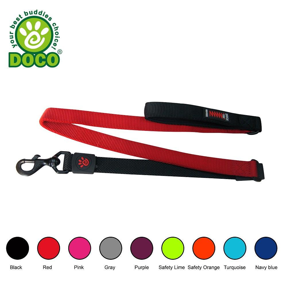 DOCO® 4ft Shock Absorbing BUNGEE Nylon Dog Leash.