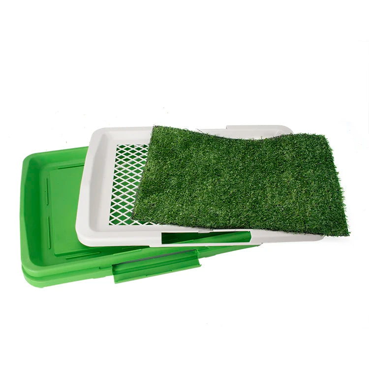 Indoor Dog Toilet Tray With Grass 47*34cm.