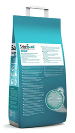 Sanicat Active White Clumping Cat Litter Marseille Soap Scent 10 L.