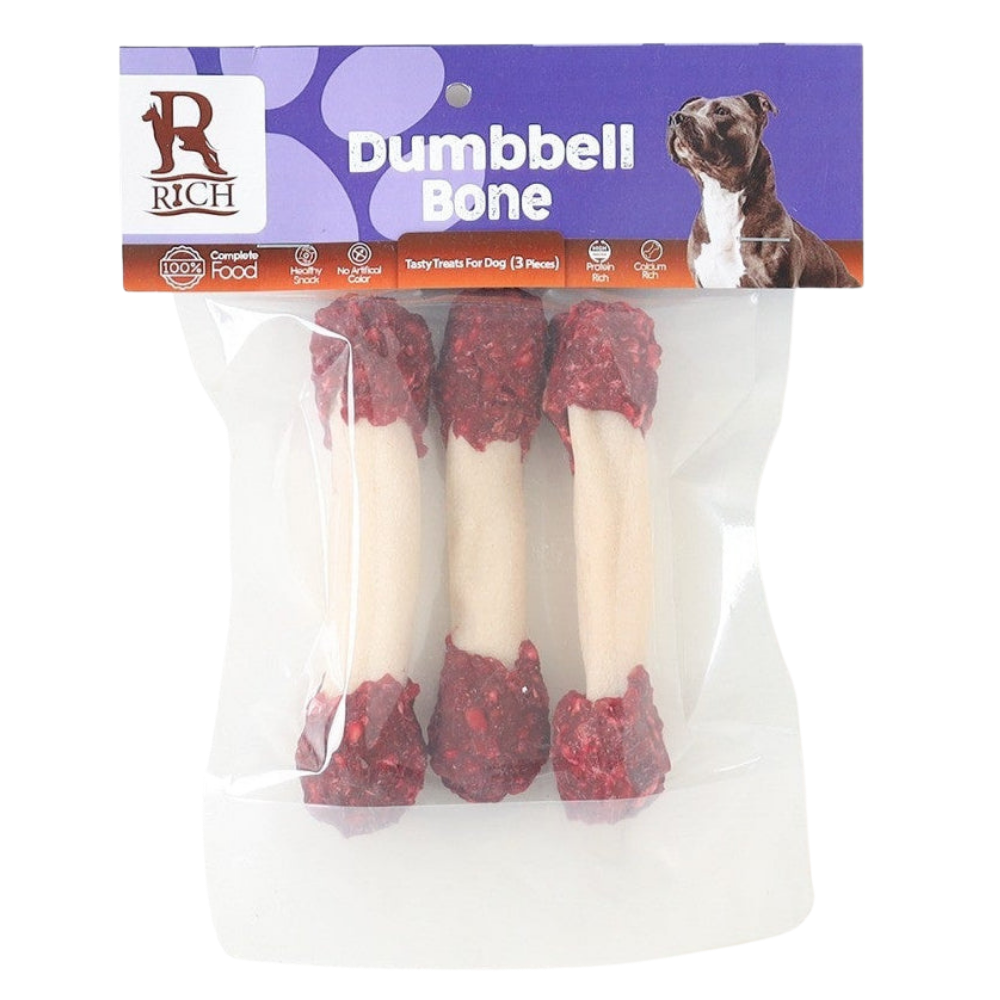 rich dumbbell bone beef.