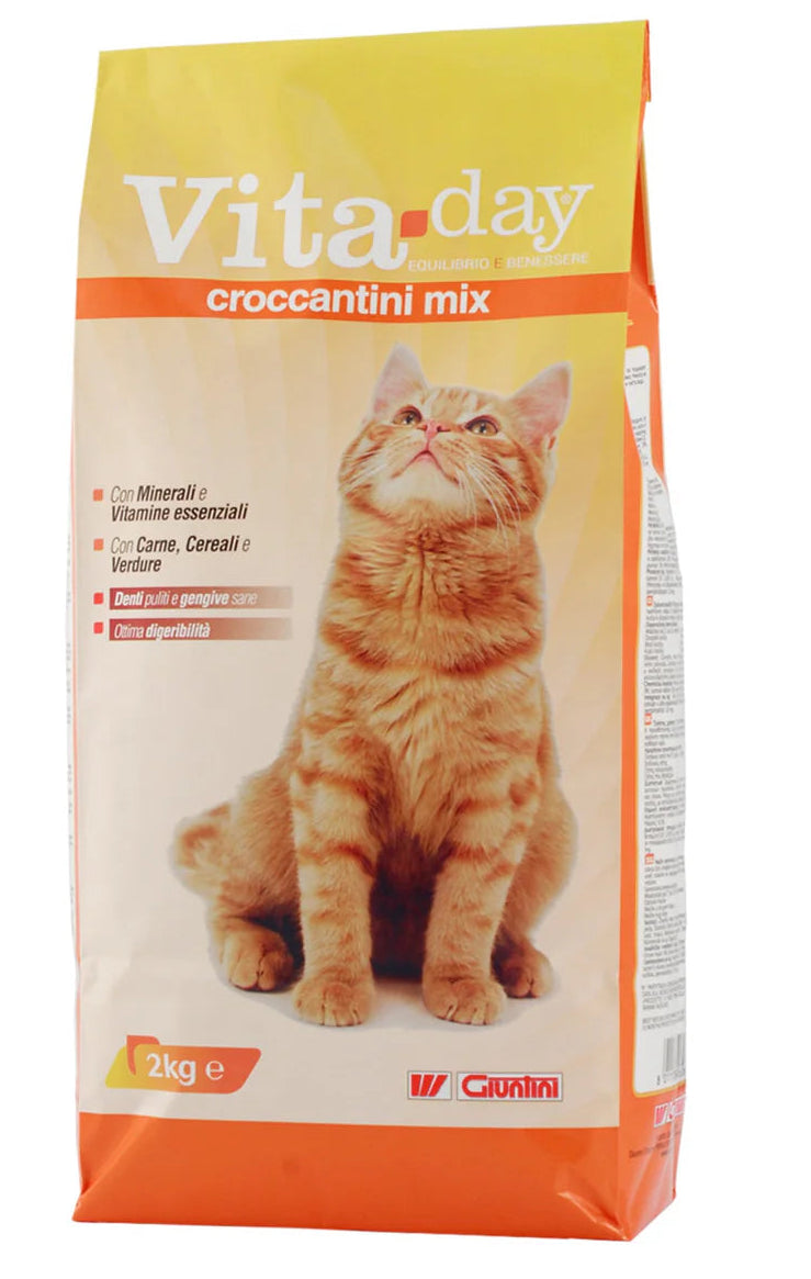 Vita-day Croccantini Mix for Cat 2kg