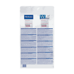 White packaging with blue text and Virbac logo on a white background