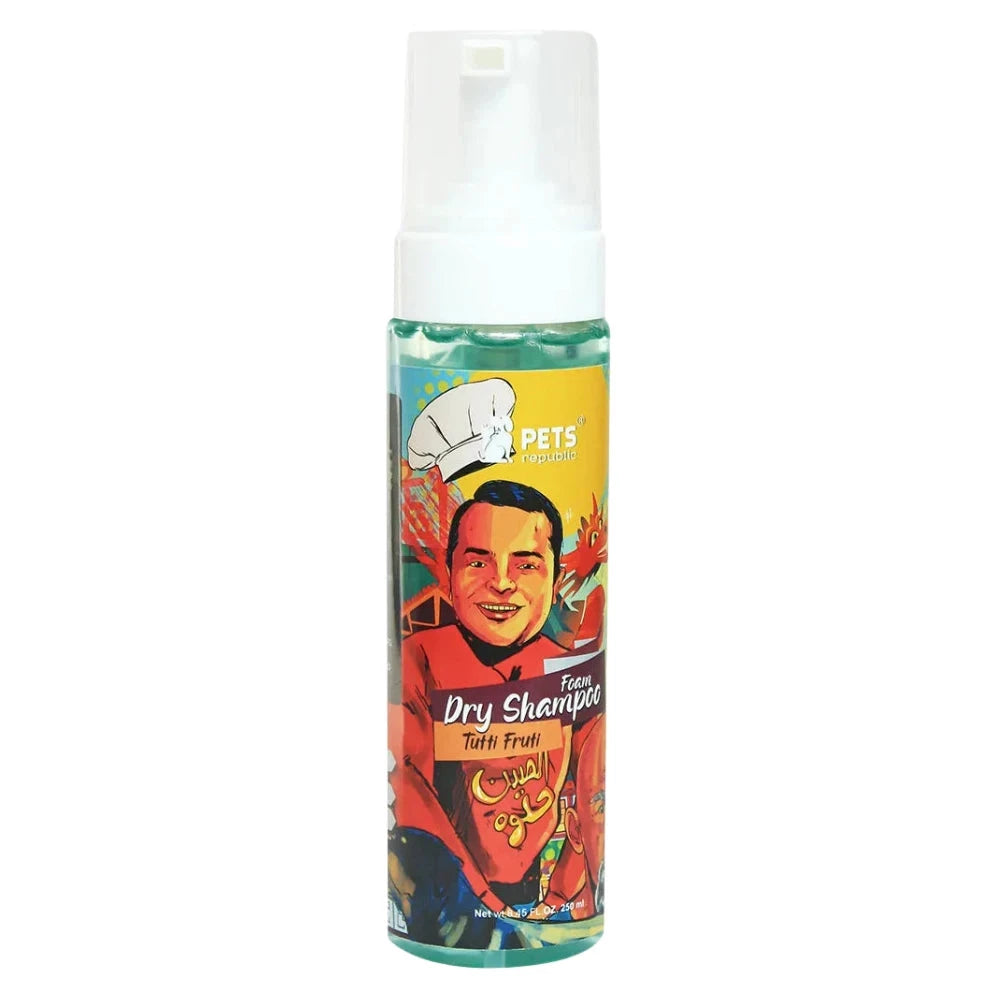 Pets Republic DRY FOAM SHAMPOO Tutti Fruti 250ML.