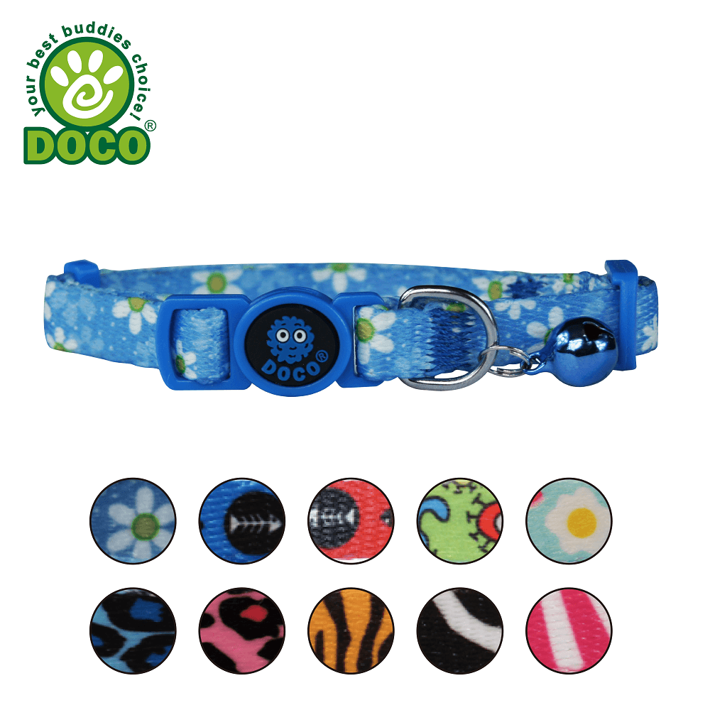 DOCO® LOCO Cat Collar - Printed Pattern.