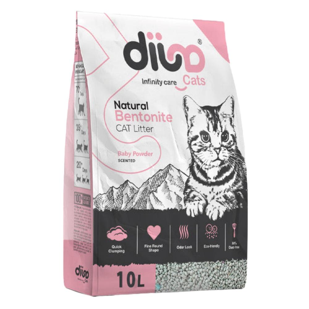 Dija cat litter clumping baby powder
