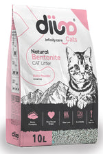 Dija cat litter clumping baby powder