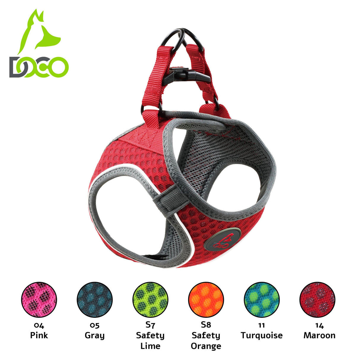 DOCO® Athletica Net mesh QUICK FIT Dog Harness.