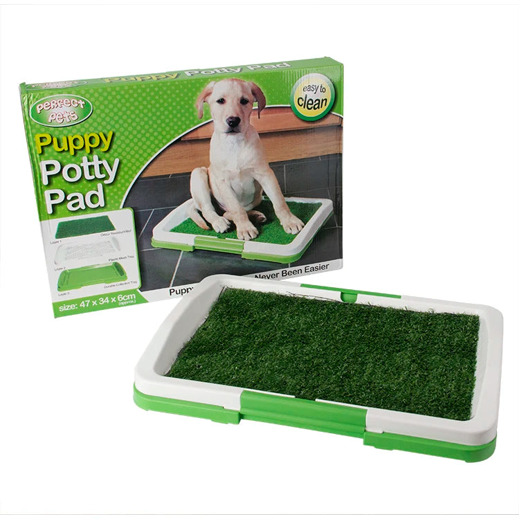 Indoor Dog Toilet Tray With Grass 47*34cm.