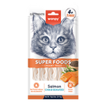 Wanpy Super Foods Creamy Treat Salmon Chia & Seaweed 70 g (5*14g)