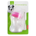 Numbell pet nursing bottle packaging with a dog illustration on a green background