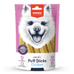 Wanpy Treat For Adult Dog Chewy Puff Sticks Chicken 100 g