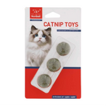 Nunbell catnip toys packaging with a cat on a white background