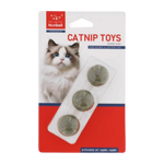 Nunbell catnip toys packaging with a cat on a white background