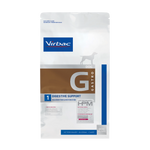 Dog food package with Virbac logo on a white background