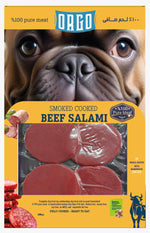 orgo smoked cooked beef salami 150g.