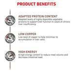 Royal Canin Hepatic All Breeds Adult Dog Food.
