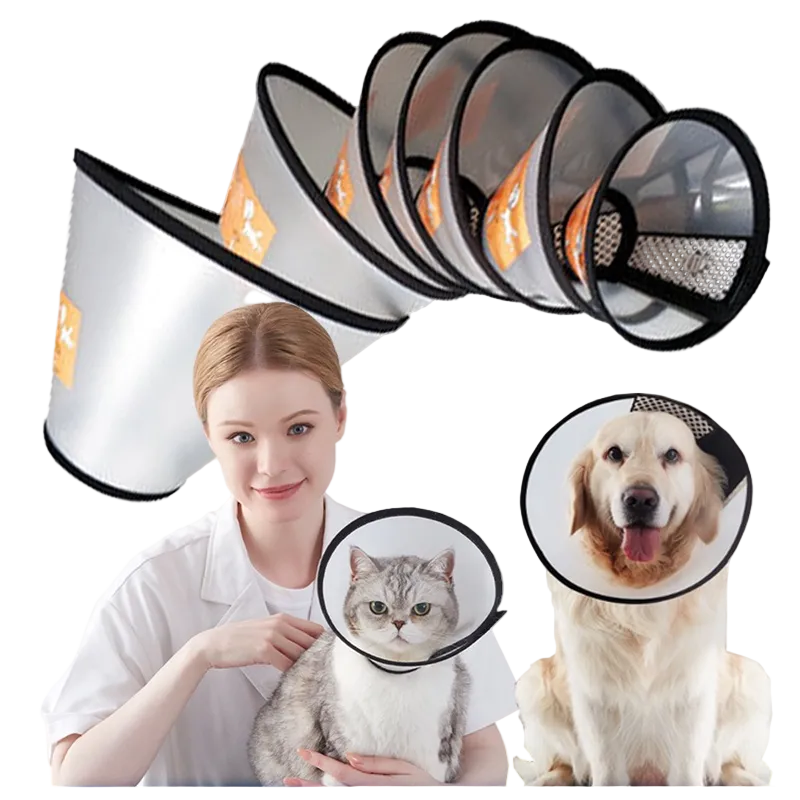 Covalent White Protective Pet Collar