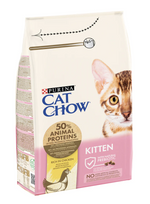 Cat Chow Kitten Rich in Chicken Dry Food 1.5KG.