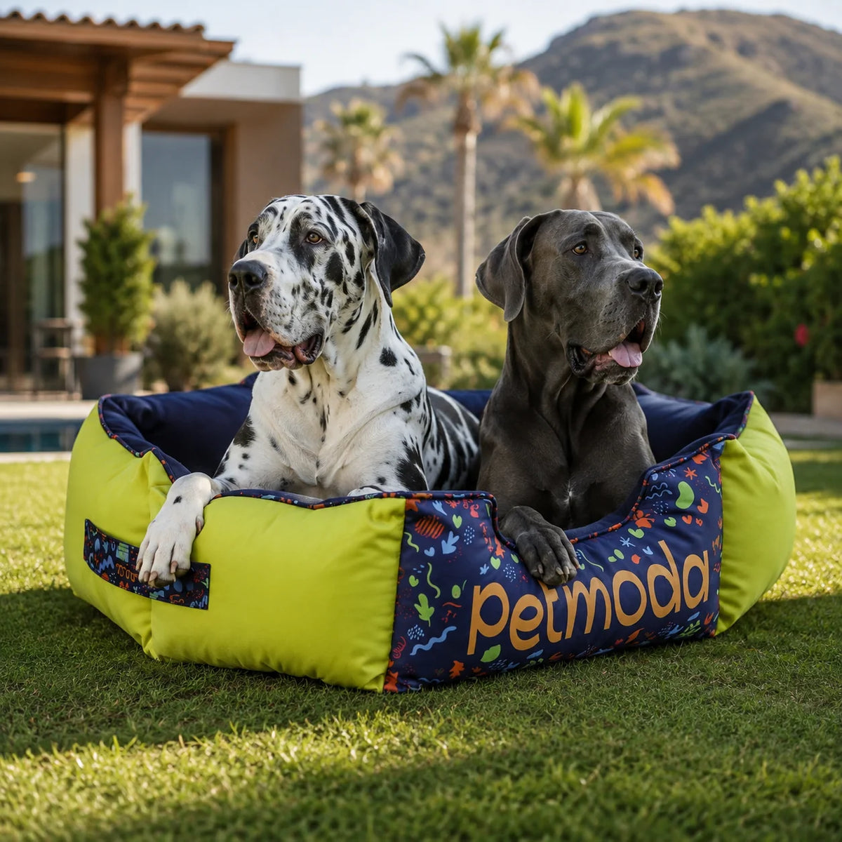 Petmoda BedDouble-Face Large 85*65Cm Petfast.shop Petmoda bed Cat Dog Senior Summer Supplies petfast.shop Egypt PPE2657S-1 Orange 1870.00