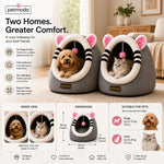 Petmoda Cat House Bed 50 cm - Mouse Shape - Grey Petfast.shop Petmoda bed Cat Dog Kitten Puppy Supplies petfast.shop Egypt PPE2457S Default Title 1449.00