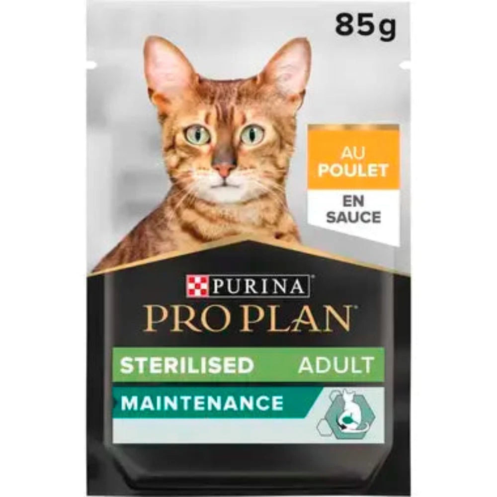 Pro Plan Sterilised Nutri Savour With Chicken Pouch In Gravy 85g.