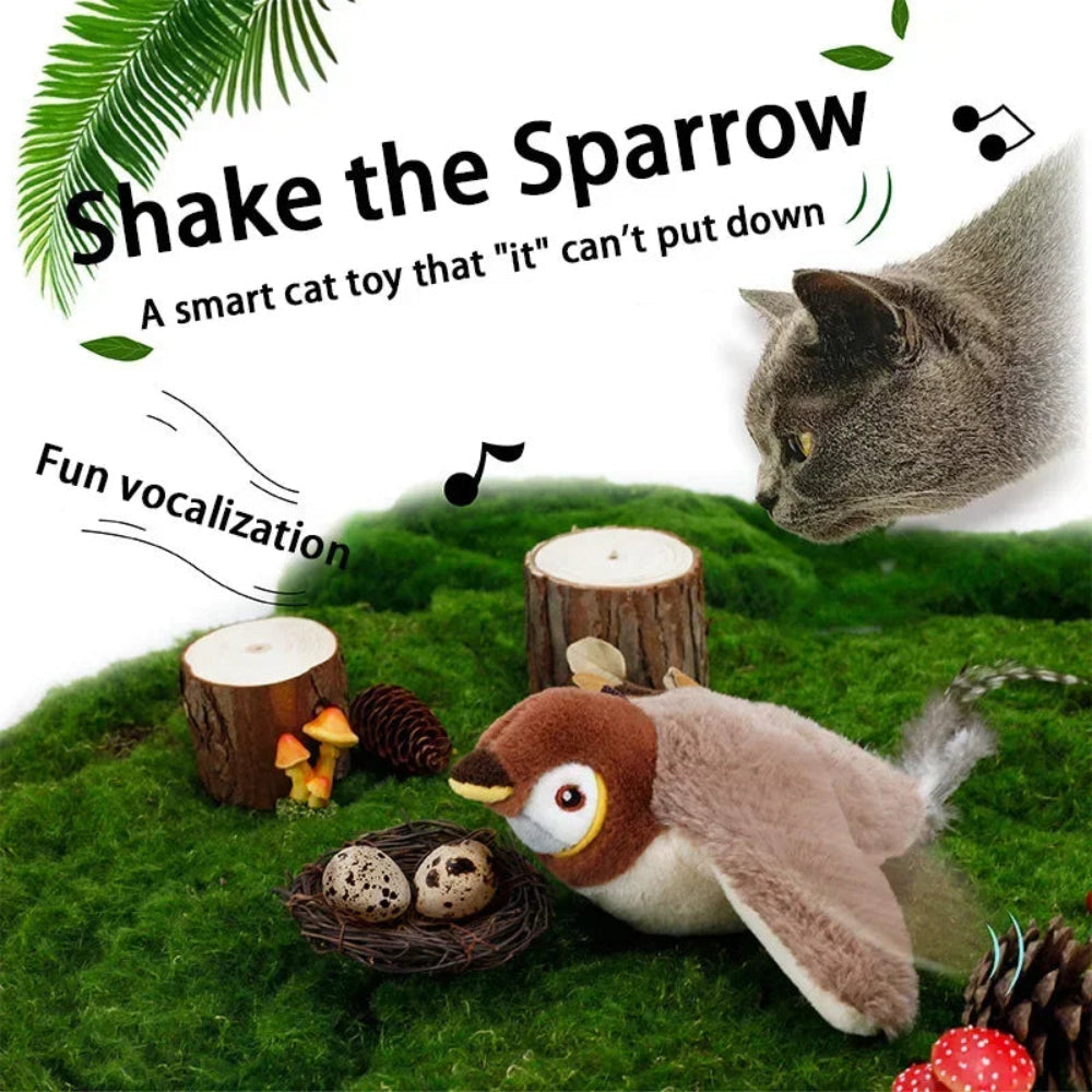 Cat Toy Moving Bird Interactive Toy for Cat.