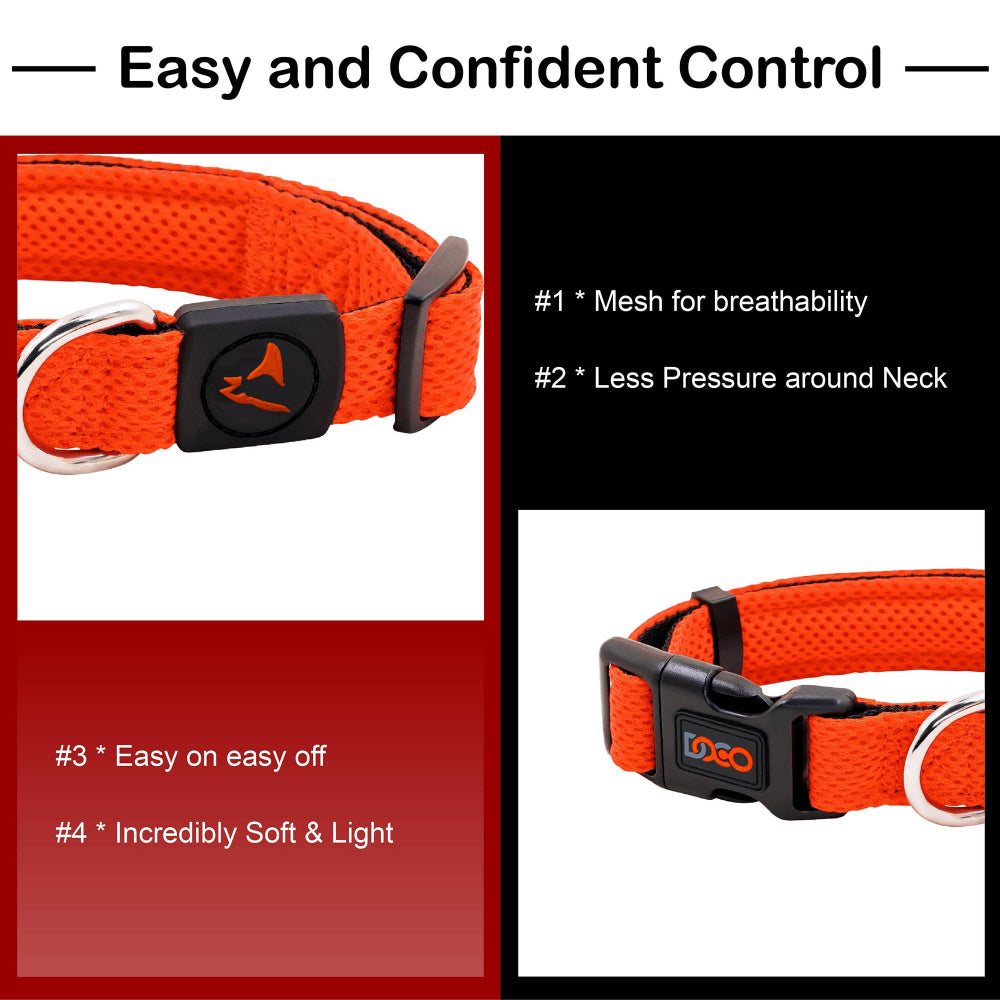 DOCO® Puffy Mesh Dog Collar.