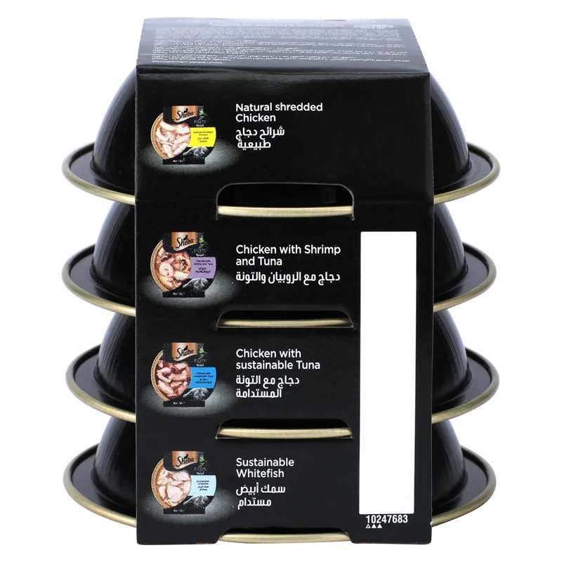 Sheba Filets Selection in Gravy Wet Food for Cats 4*60g