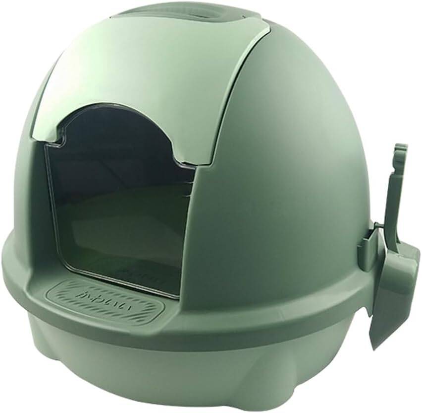 Enclosed Cat Litter Box with Scoop