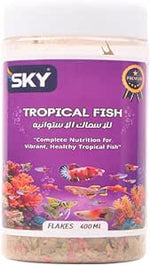 sky tropical fish flakes 400 ml.